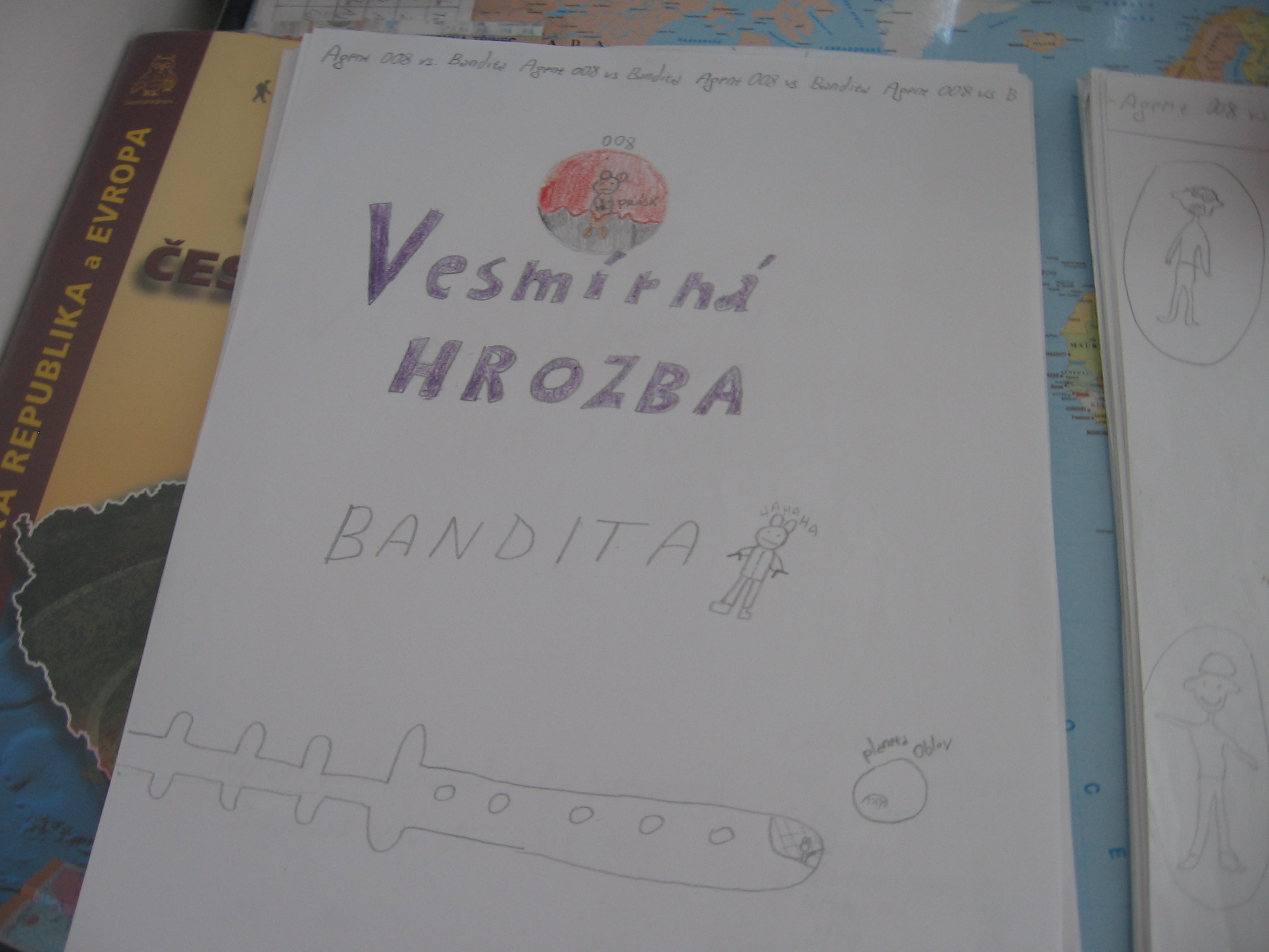 1. díl Vesmírné Hrozby s podnázvem Bandita